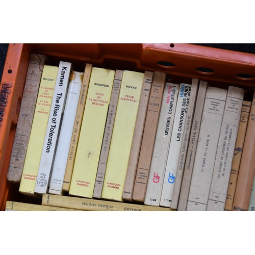 81 - A Box Of Vintage French Books