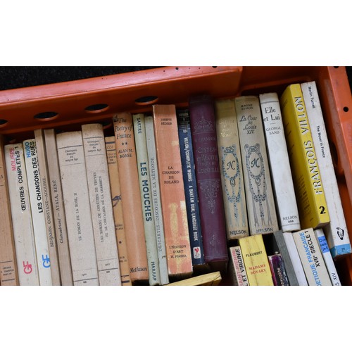 81 - A Box Of Vintage French Books