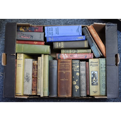 85 - A Box Of Vintage Books Including Lord Byron's Life And Letters