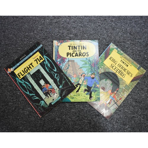 97 - A Collection Of 3 Vintage Tintin Books