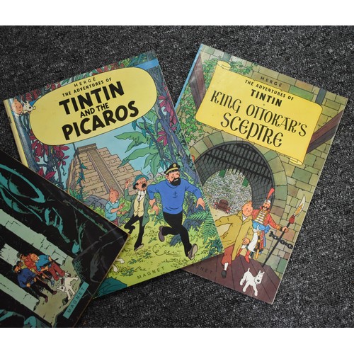 97 - A Collection Of 3 Vintage Tintin Books