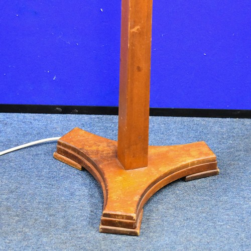 200 - A Vintage Wooden Floor Lamp Base. 170cm Height.