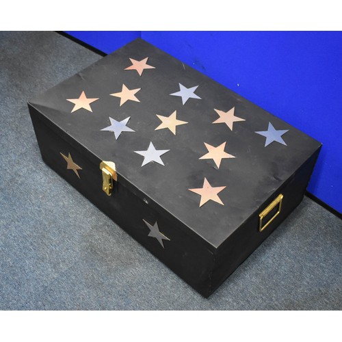 204 - An Unusual Magicians Trunk Featuring Painted Stars