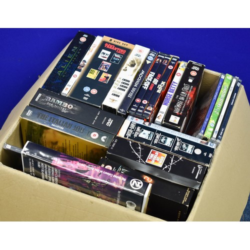 222 - A Box Containing A Large Quantity Of DVD's Including Box Sets