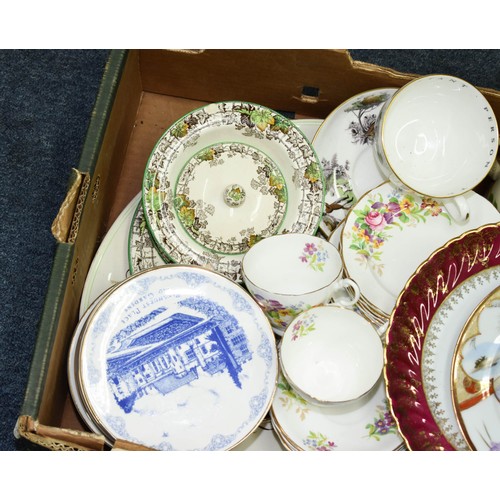 225 - A Quantity Of Various Plates And Cups