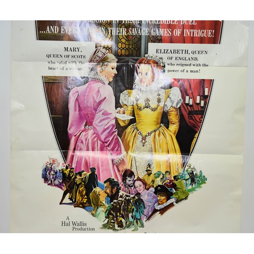 235 - A Vintage Film Poster For Mary Queen Of Scots. 68cm x 104cm.