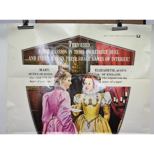 235 - A Vintage Film Poster For Mary Queen Of Scots. 68cm x 104cm.