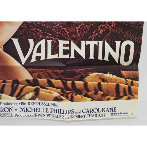 237 - A Very Large Vintage German Film Poster For Valentino. 118cm x 82cm.