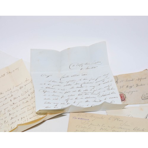 248 - A Quantity Of Ephemera Consisting Of Antique Hand Written Letters, One Dated 1845.