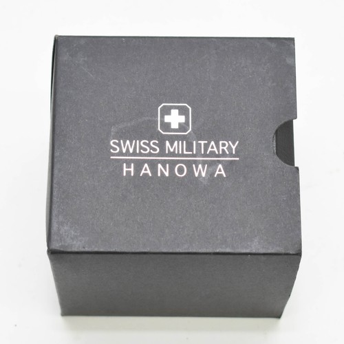 258 - A Boxed Swiss Military Hanowa Watch