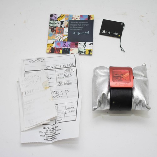 259 - An Unusual Boxed Andy Warhol Watch