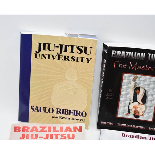 273 - A Quantity Of Books About Jiu-Jitsu Theory And Techniques Plus A Book About Fitness