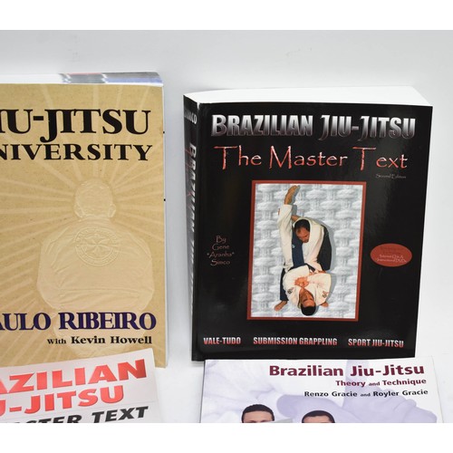 273 - A Quantity Of Books About Jiu-Jitsu Theory And Techniques Plus A Book About Fitness