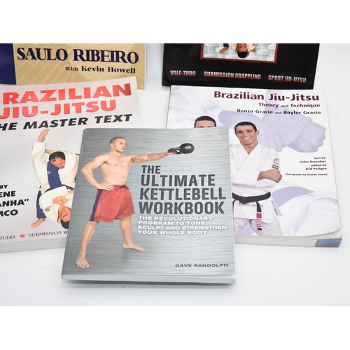 273 - A Quantity Of Books About Jiu-Jitsu Theory And Techniques Plus A Book About Fitness