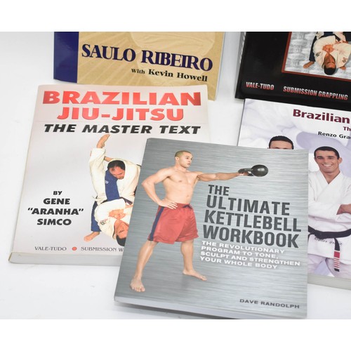 273 - A Quantity Of Books About Jiu-Jitsu Theory And Techniques Plus A Book About Fitness