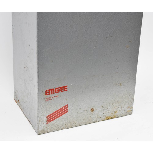 281 - A Emgee Metal Stencil Storage Cabinet. 30cm x 21cm x 56cm.