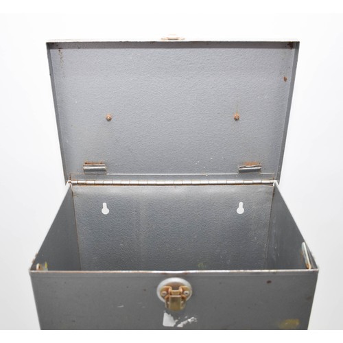 281 - A Emgee Metal Stencil Storage Cabinet. 30cm x 21cm x 56cm.