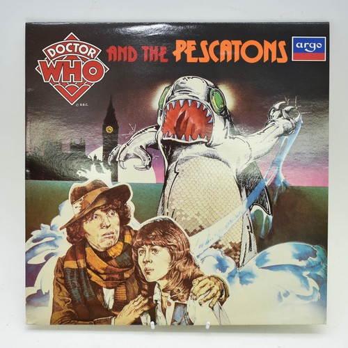 195 - A Collection Of 6 Doctor Who Vinyl Records