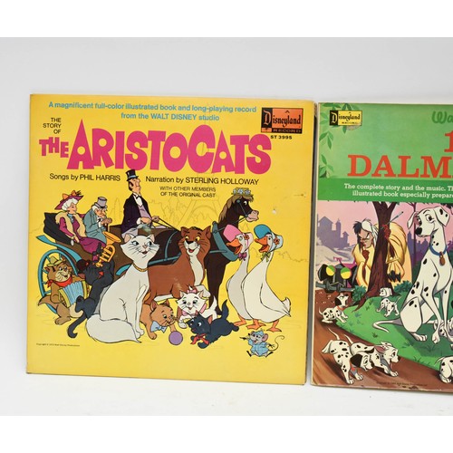 196 - A Collection Of 2 Disney Vinyl Records; The Aristocats And 101 Dalmations