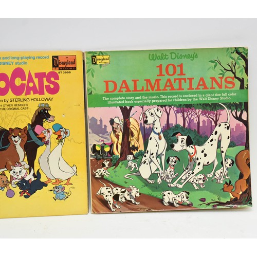 196 - A Collection Of 2 Disney Vinyl Records; The Aristocats And 101 Dalmations