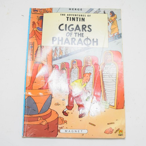 452 - A Collection Of 15 Vintage Tintin Books