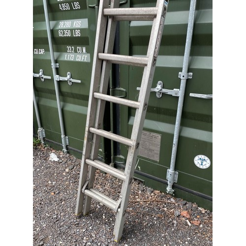 481 - An Extendable Metal Ladder