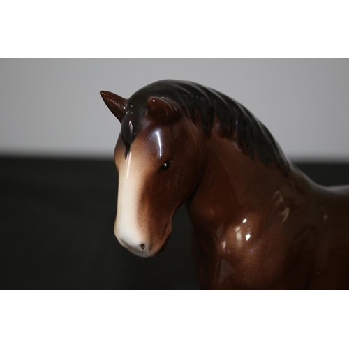 112 - Beswick Shire Horse 16cm tall