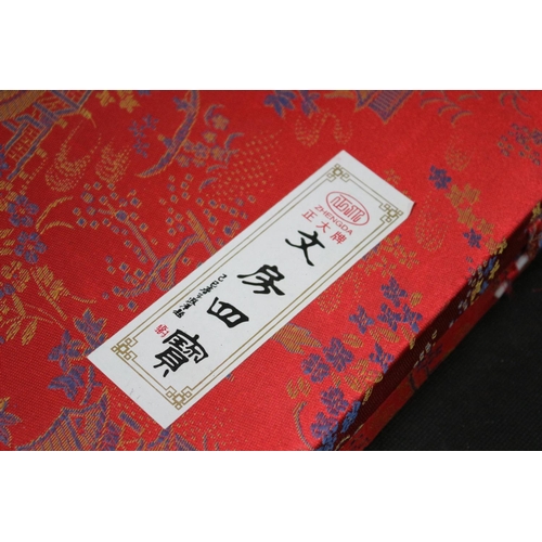 121 - A Chinese Calligraphy Set In Box