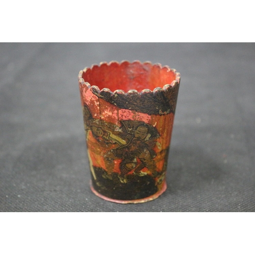 135 - Hand Painted Japanese Antique Dice Shaker