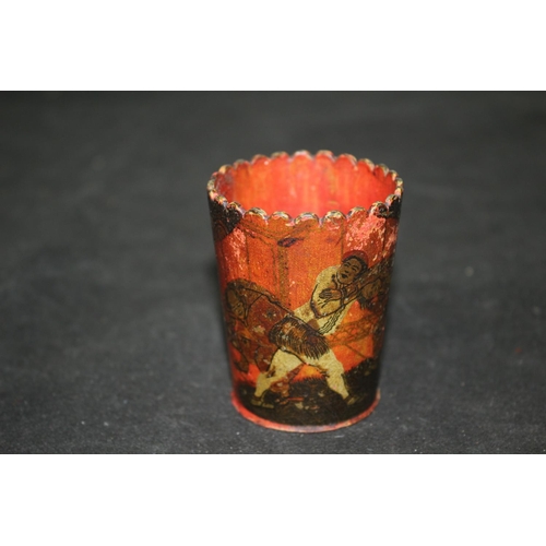 135 - Hand Painted Japanese Antique Dice Shaker