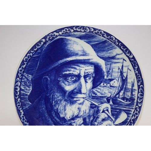 150 - Delft Boch La Louviere Old Fisherman Plate