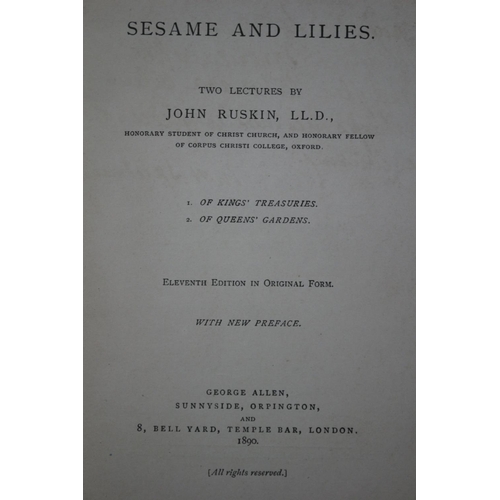 174 - Sesame & Lilies John Ruskin