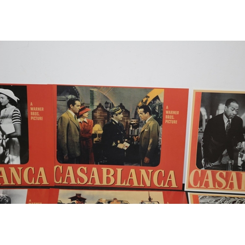 188 - Set of 6 A4 Film Posters Casablanca