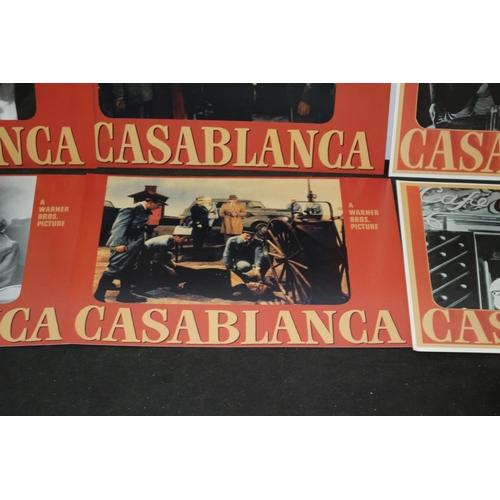 188 - Set of 6 A4 Film Posters Casablanca