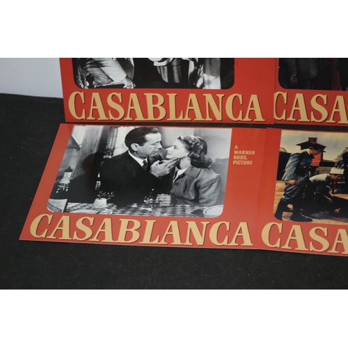 188 - Set of 6 A4 Film Posters Casablanca