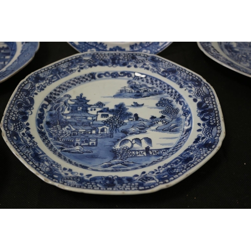 321 - Early Forest Landscape B/W Spode and other B/W Old Plates