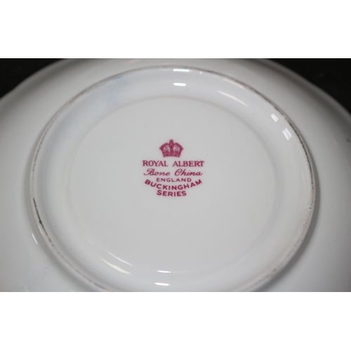 342 - 6 x Royal Albert Buckingham Series Saucers