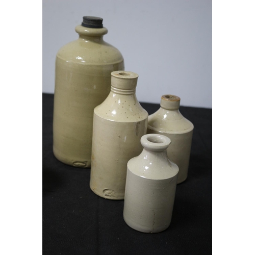 360 - Selection of Vintage Foot Warmers and Old Stoneware Bottles