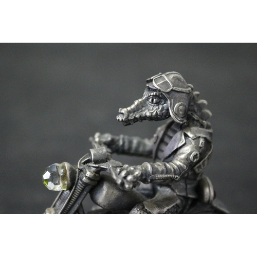 370 - The Biker Pewter Figure WAPW