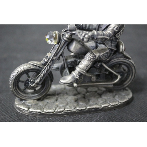 370 - The Biker Pewter Figure WAPW