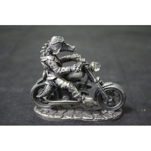 370 - The Biker Pewter Figure WAPW