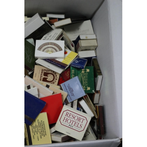 39 - A Box With A Large Quantity Of Match Books Of Various Themes