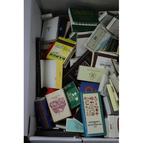 39 - A Box With A Large Quantity Of Match Books Of Various Themes