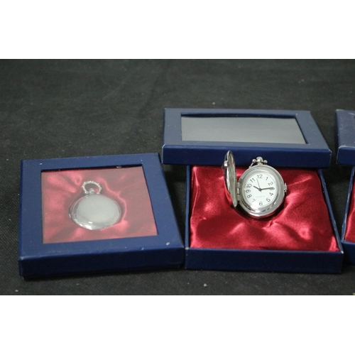 495 - 4 x Collectable Boxed Pocket Watches