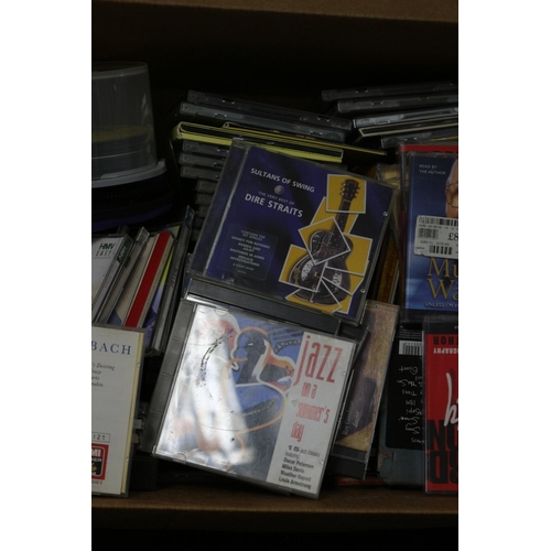 58 - A box Containing A Large Quantity Of Mixed Genre CD's Some Loose