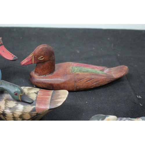 59 - A Good Selections Of Wooden Ducks