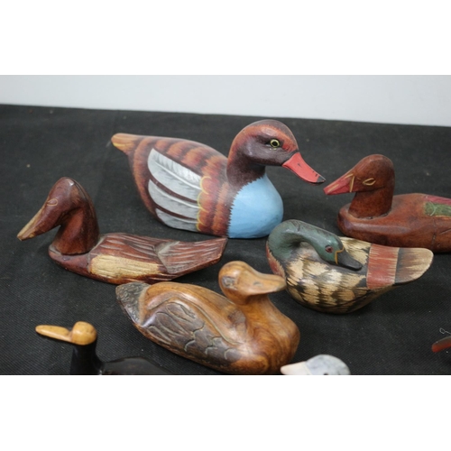 59 - A Good Selections Of Wooden Ducks