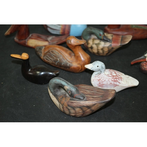 59 - A Good Selections Of Wooden Ducks