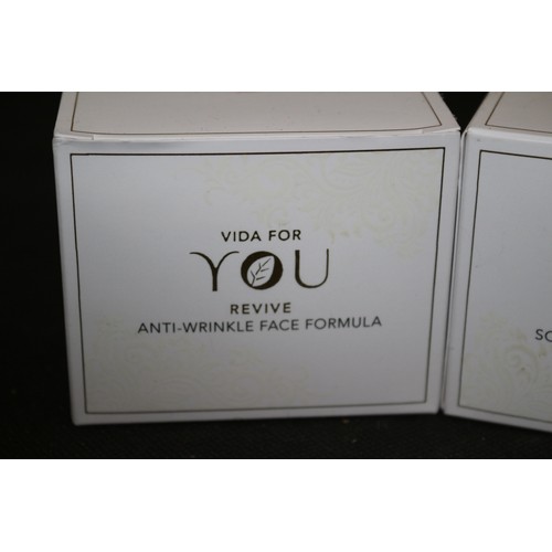 516 - Vida for You Resooth Soothing Face Cream plus Vida for You Revive Anti Wrinkle Face Cream