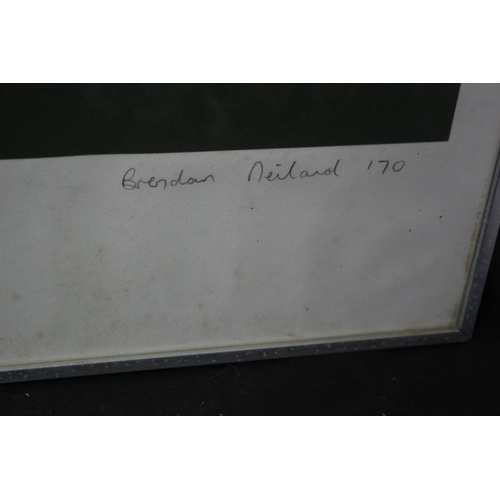 699 - A Very Rare Signed Artist Proof By Brendan Neiland . A reflection Of What is to be Believed a Porsch... 